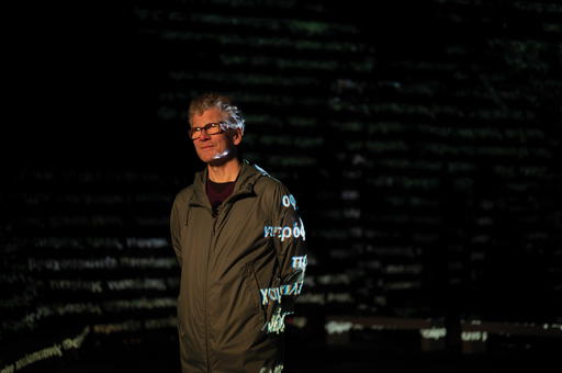 With code as both a canvas and a language, Sandison creates self-generating worlds where text, symbols, and systems reflect history, place, and the present. Photo: Charles Sandison