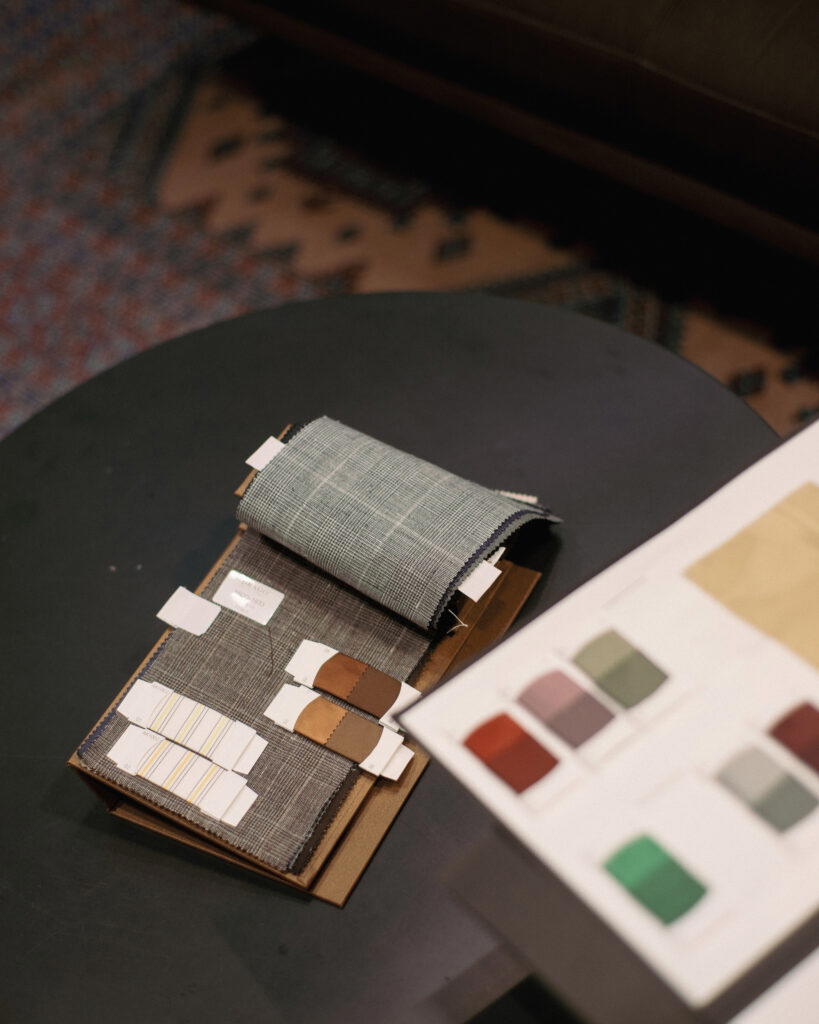 Beams MTO offers a wide selection of fabrics (Credit: Beams Japan)