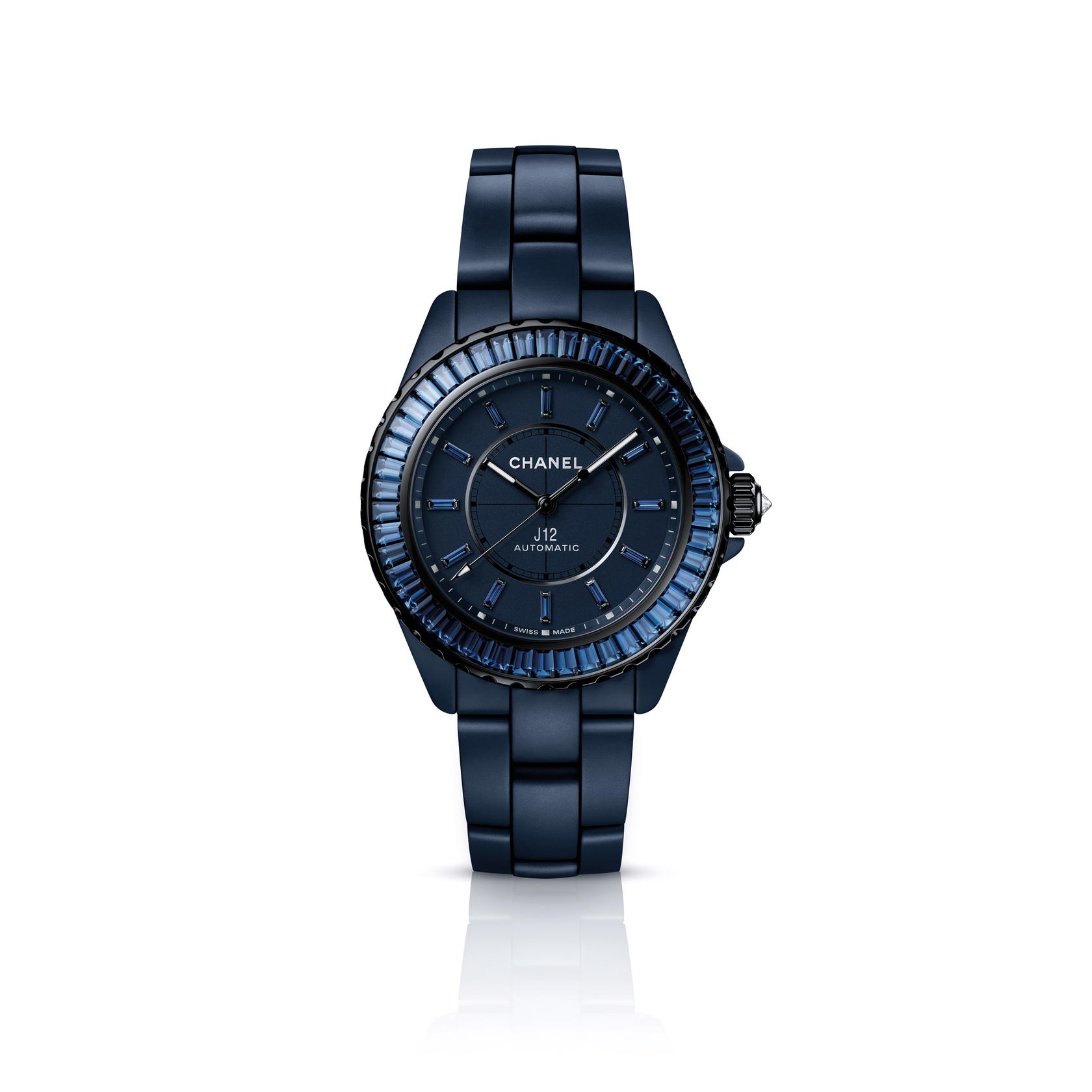 J12 Bleu 38mm Sapphires (Credit: Chanel)