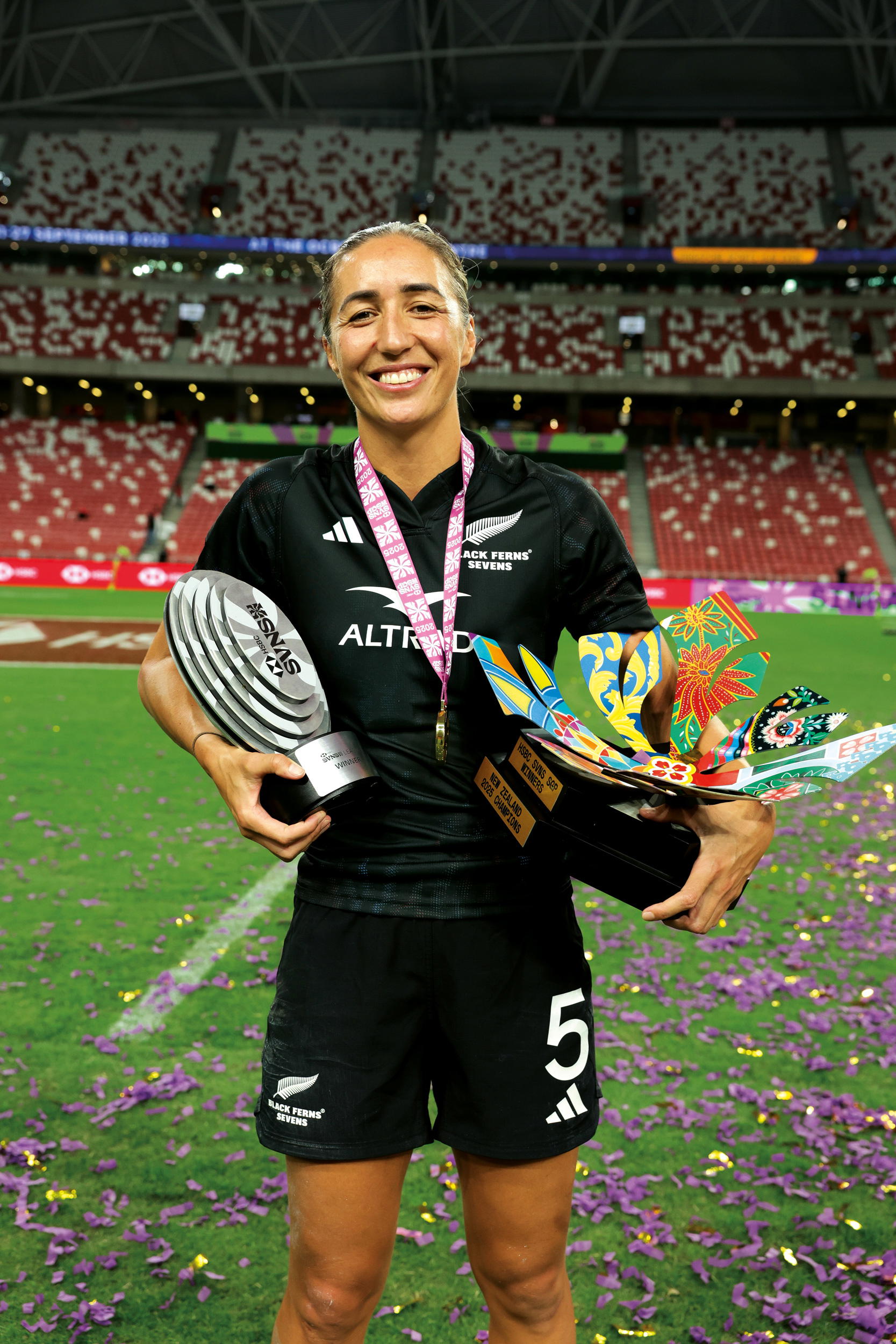 Hirini has been the captain of the Black Ferns Sevens team since 2015. Photo: Tudor