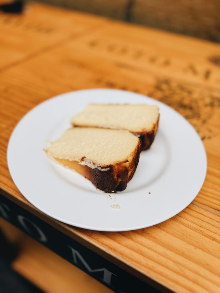 The delectable cheesecake at La Viña. Photo: Samantha Francis