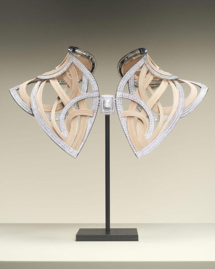 Bouchern rotin-diamant-necklace