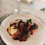 Dobler keeps it simple with his Charred Wagyu Ribeye. Photo: Salut Private Dining