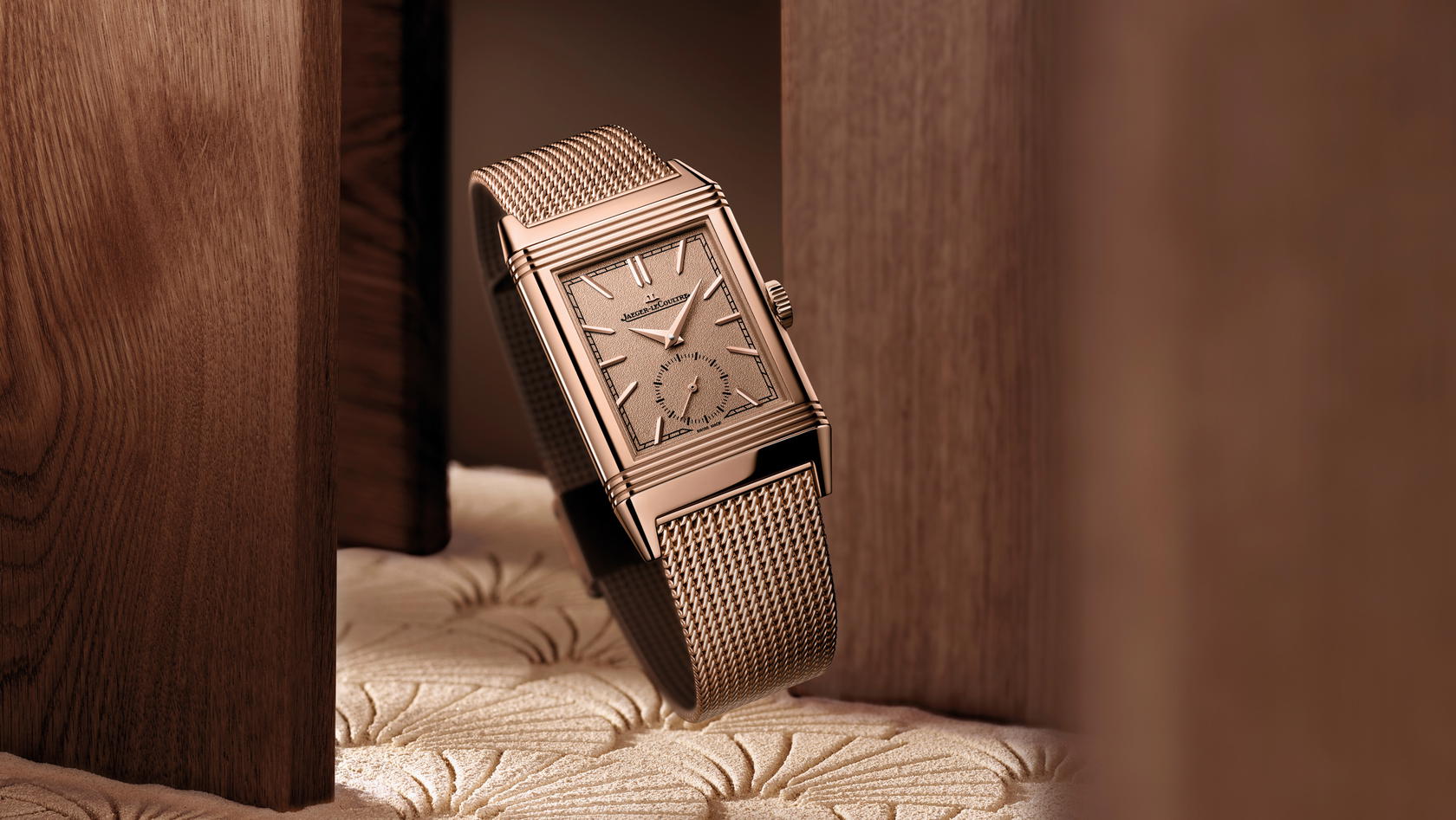 Reverso Tribute Monoface Small Seconds in pink gold (Credit: Jaeger-LeCoultre)