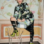 Ready for a retro romance that’s as prim as it is gently deranged? (Credit: Moschino)