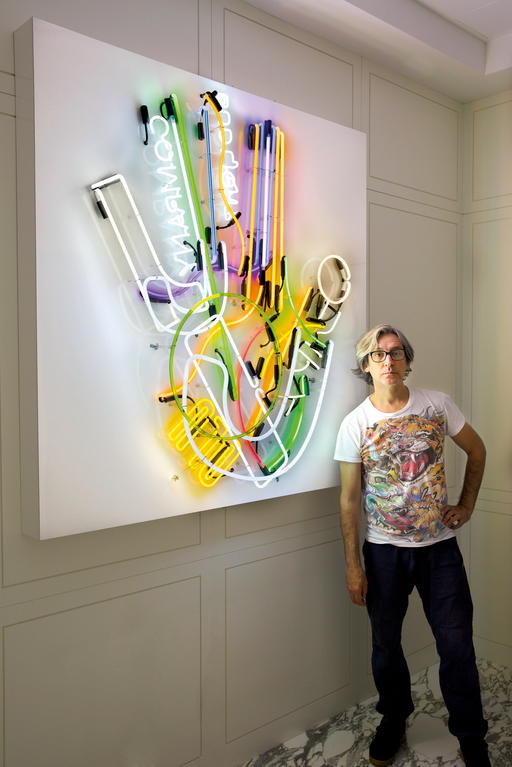 Navarro explores the double edge of light in his works (Credit: Thelma Garcia)