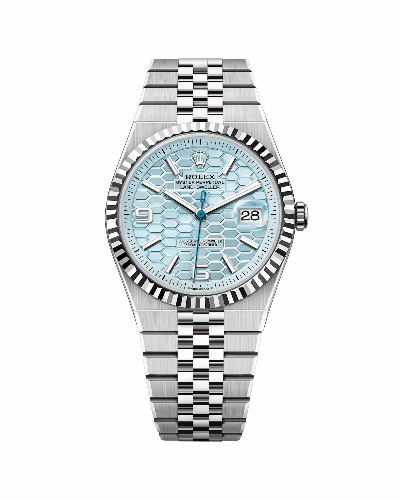 Rolex Oyster Perpetual Land-Dweller 40 in platinum (Credit: Rolex)
