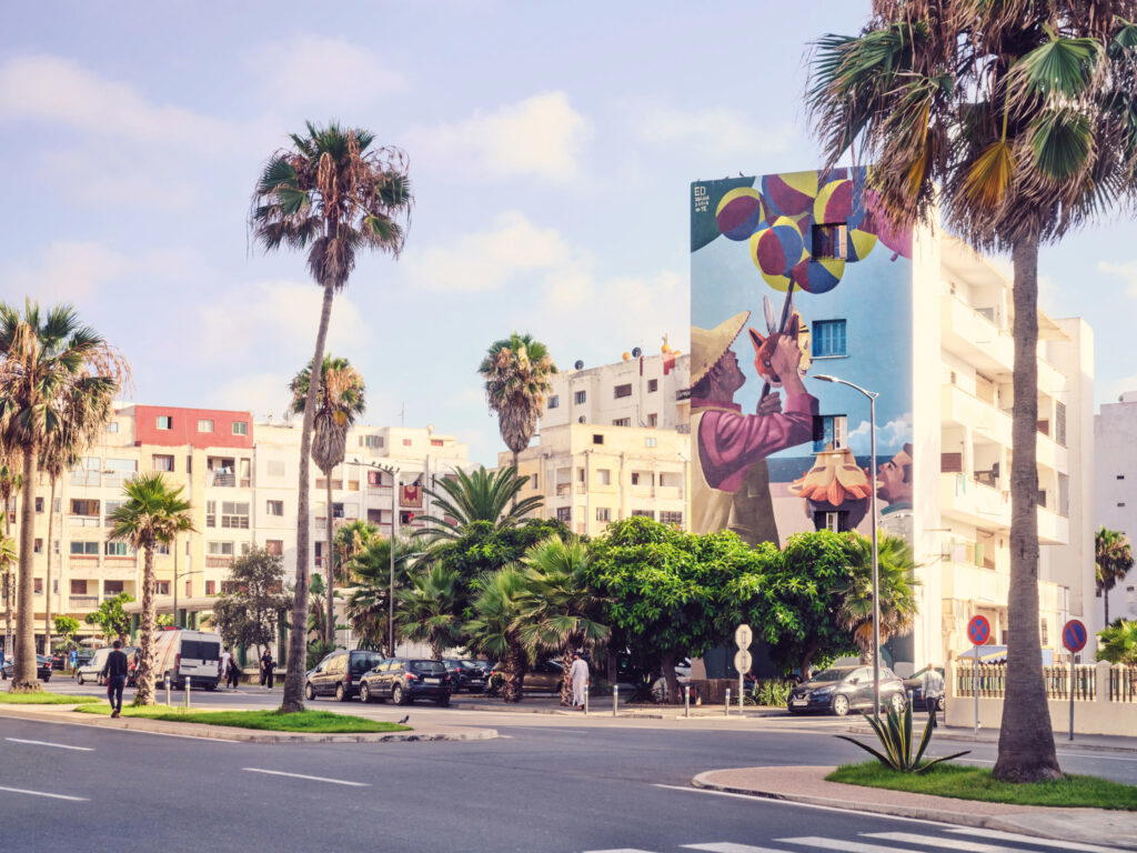 Street art in Casablanca (Credit: Royal Mansour)