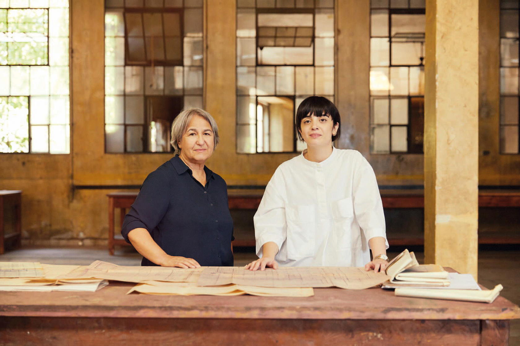 Architects Anne Lacation (left) and Arine Aprahamian (Credit: Rolex)