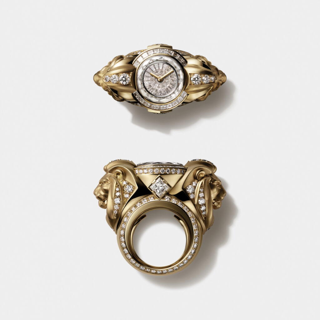 Toi et Moi Ring Watch in yellow gold with diamonds (Credit: Chanel)