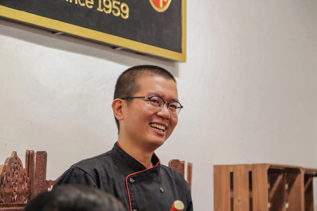 Ken Koh joined Nanyang Sauce in 2018. The business was founded in 1959 by his grandfather Tan Tiong How with a family recipe. Koh, its Director, has since launched a bespoke soya sauce vat service and Kitkoji, a skincare line (Credit: Ken Koh)