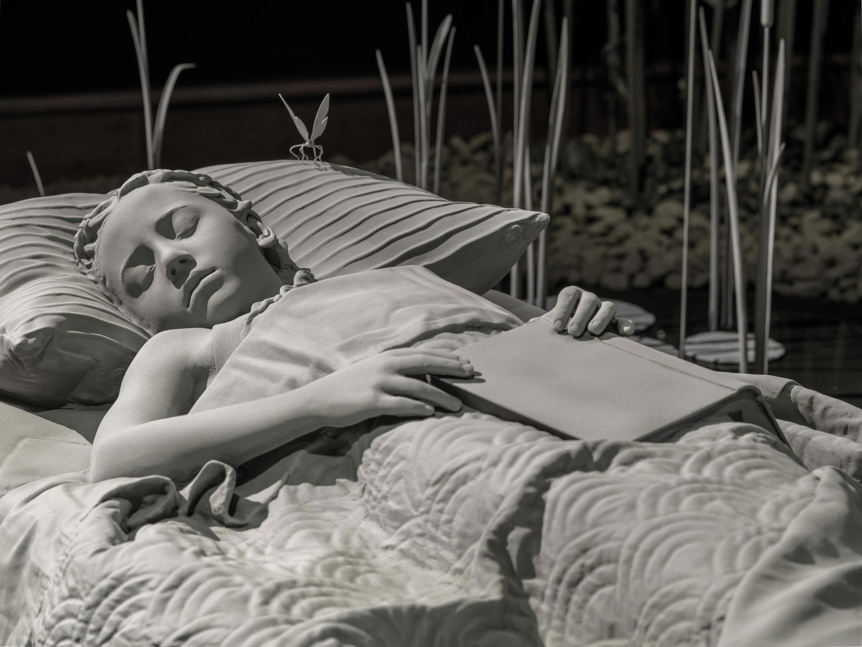 ‘My Bed A Raft, The Room The Sea, And Then I Laughed Some Gloom In Me’ (2019) (Credit: Dominique Provost)