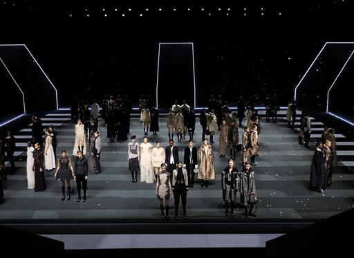 Maria Grazia Chiuri at Dior tapped into Virginia Woolf’s timeless tale of gender fluidity and transformation (Credit: Dior)