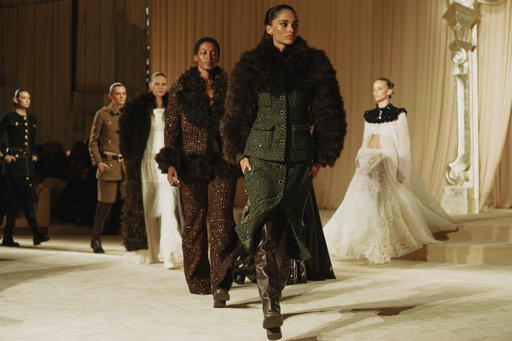 Chanel concocted a hushed, intimate experience filled with whispers of silk and reflections in mirrored light (Credit: Chanel )