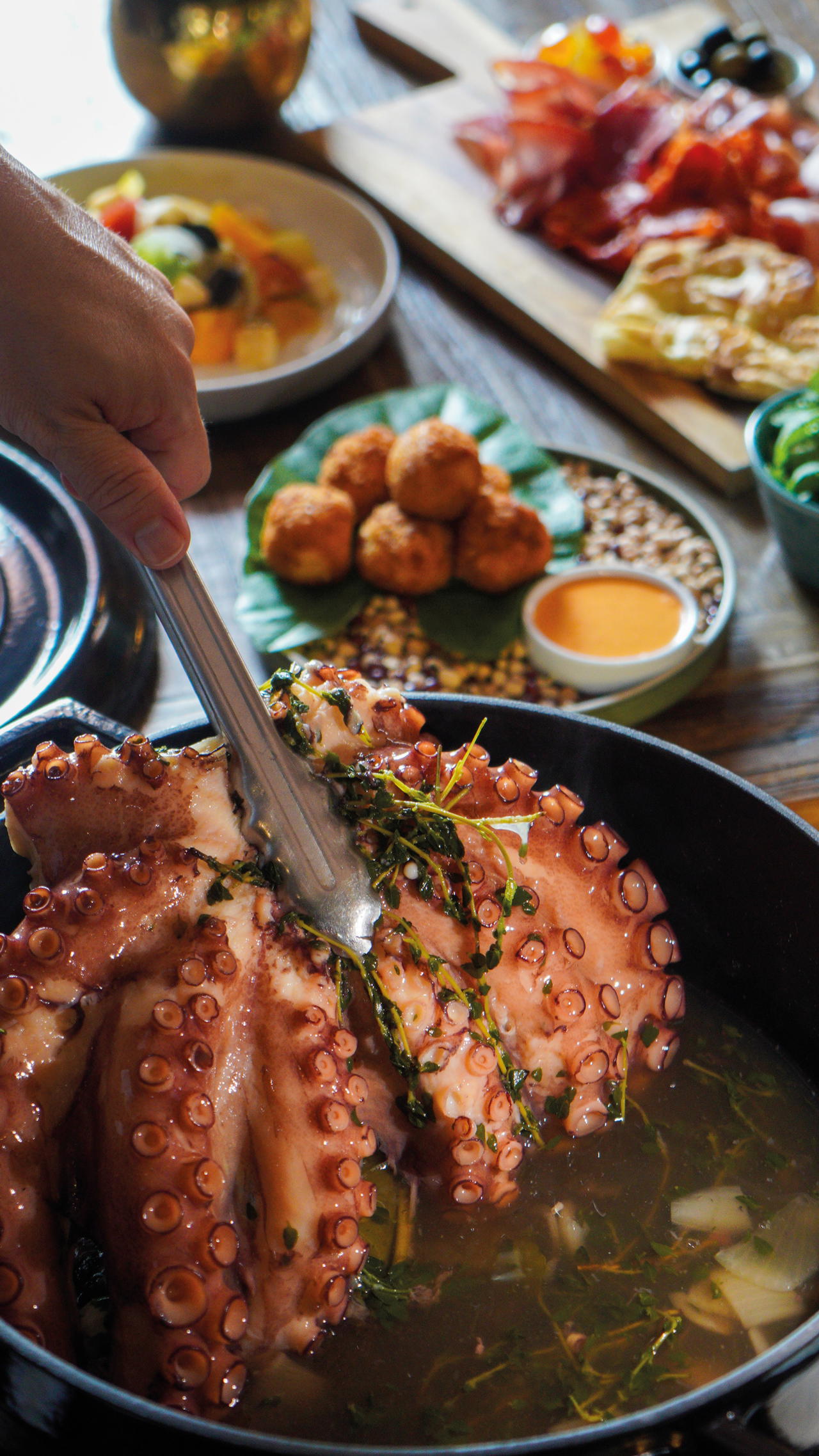 Giardino Slow Cooked Venetian Octopus is a signature dish (Credit: il Giardino)