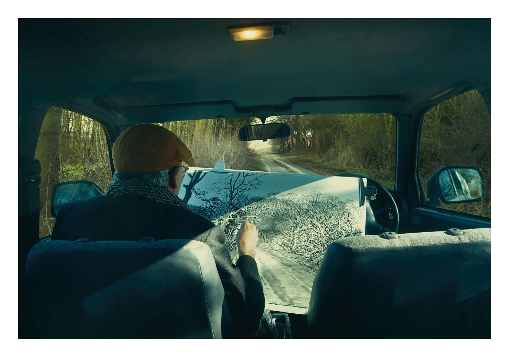 ‘David Hockney, Bridlington, East Yorkshire, England’ (2013) (Credit: Annie Leibovitz)