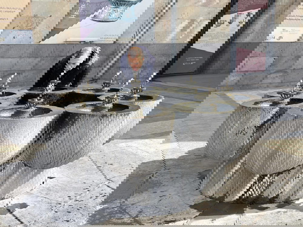 The city is dotted with drinking fountains known as pulpulaks, such as this one near Republic Square (Credit: Charukesi Ramadurai)