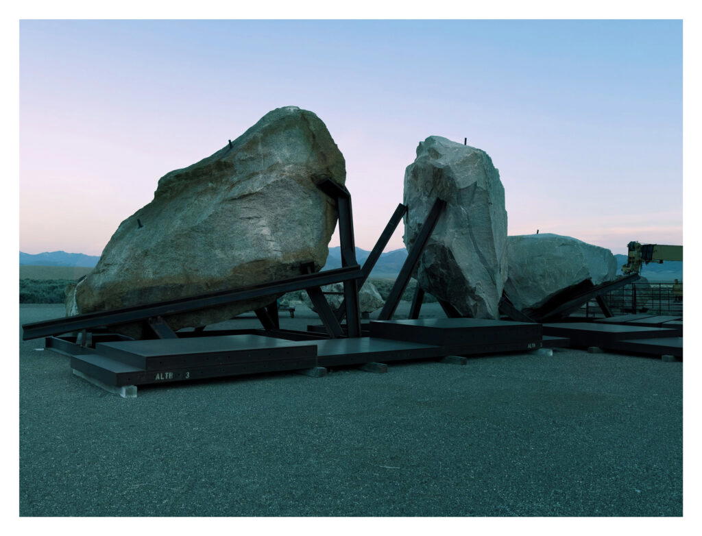 ‘Michael Heizer’s City, Garden Valley, Nevada’ (2023) (Credit: Annie Leibovitz)