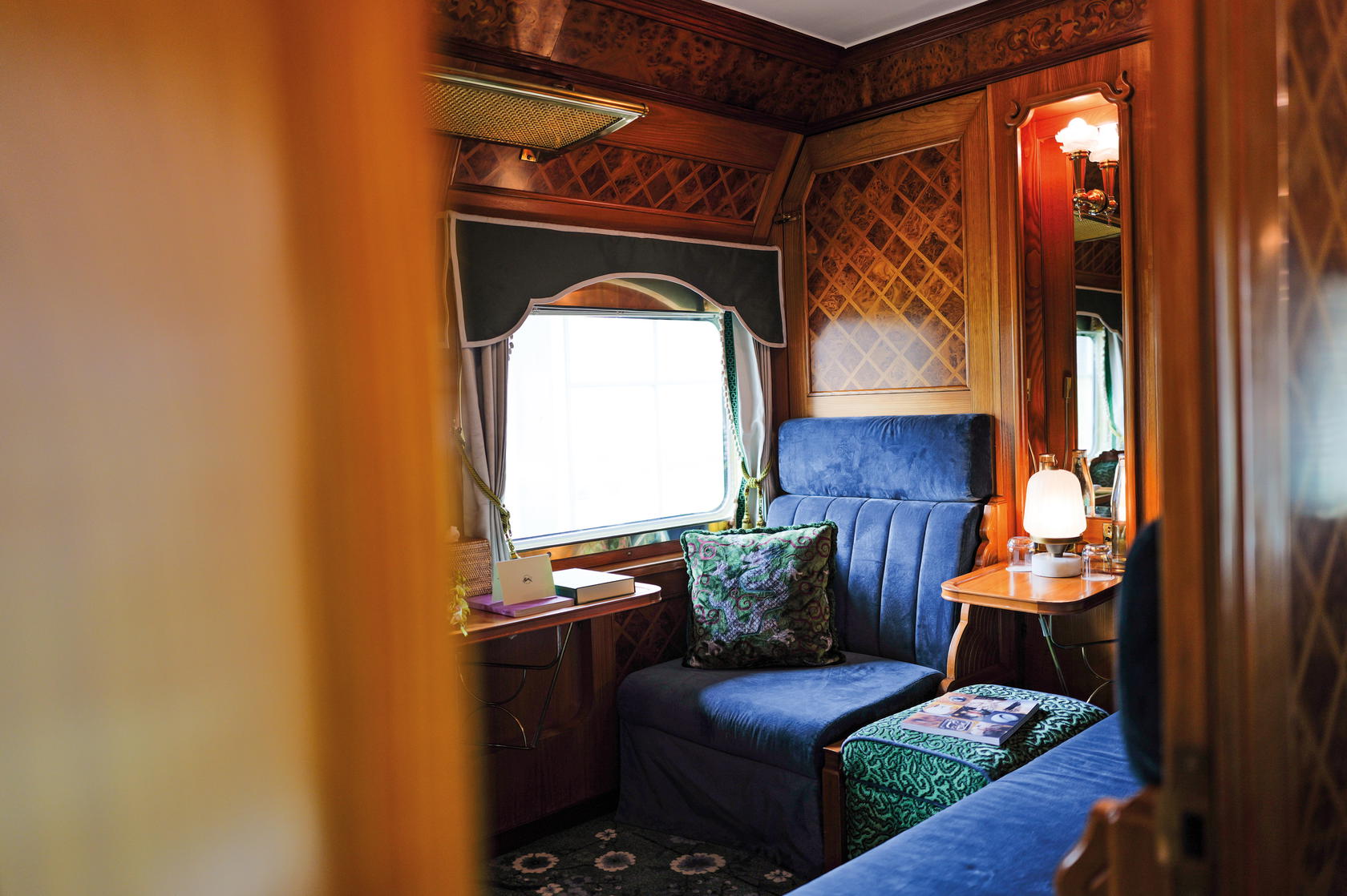 Cabins offer a cosy retreat. Simply relax and watch the world drift by (Credit: Chia Wei Choong)