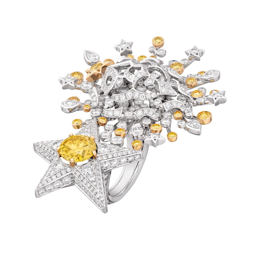 Strong As A Lion ring in white gold with diamonds (Credit: Chanel)