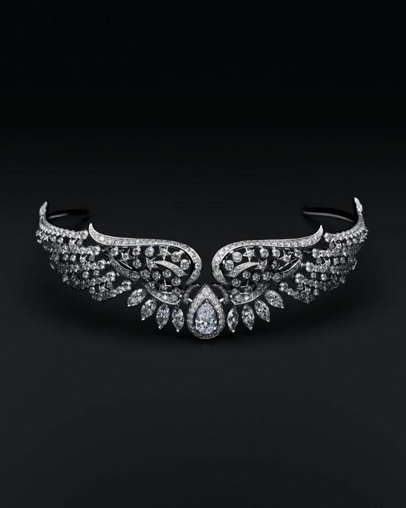 Full Swing tiara in white gold with diamonds (Credit: Chanel)