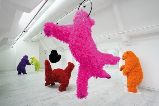 Pivi’s polar bears are undeniably fun and furry (Credit: AGWA State Art Collection)