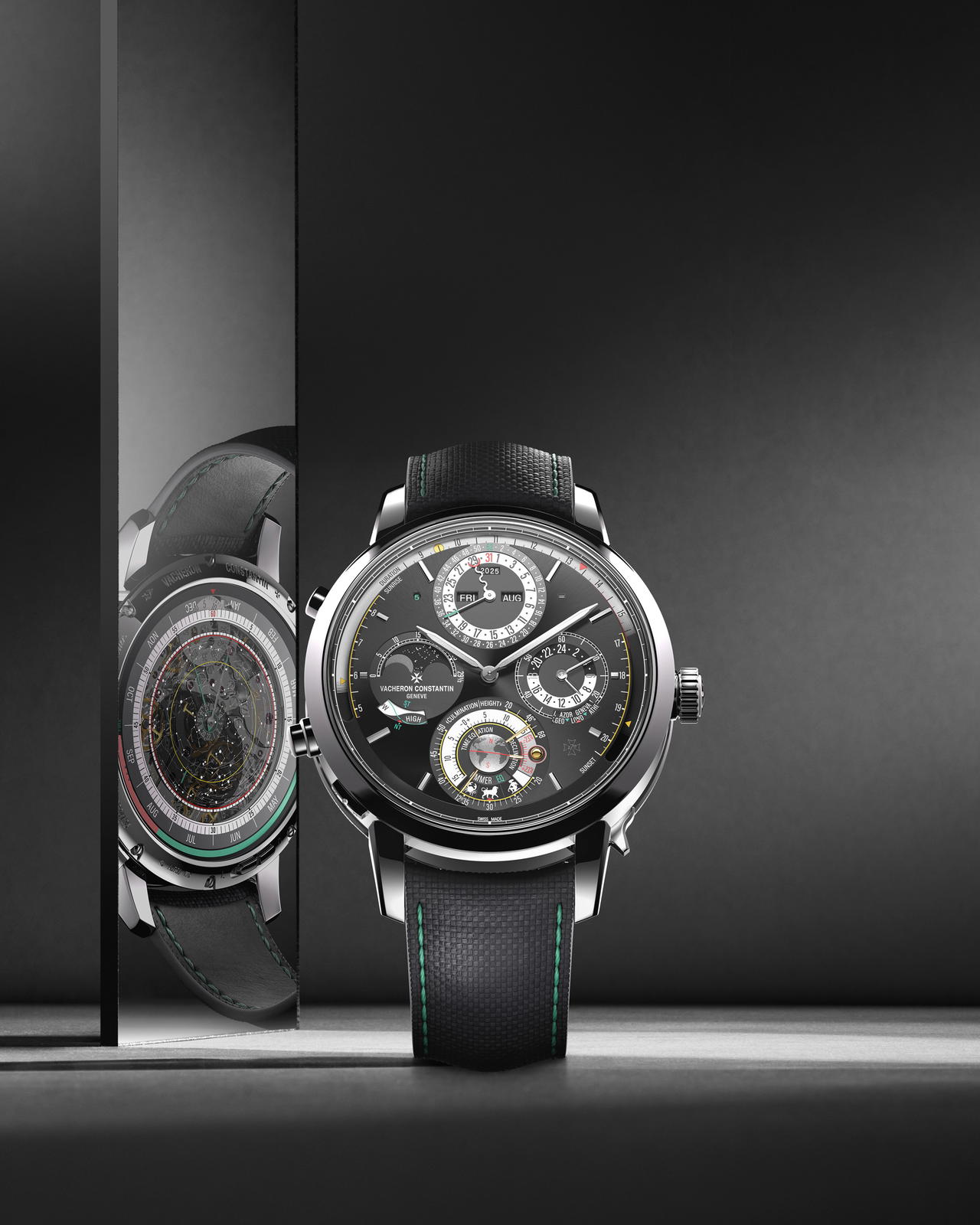 This double-sided watch represents the latest achievement in Vacheron Constantin’s lineage of grand complications and reflects a long-standing fascination with the solar system (Credit: Vacheron Constantin)