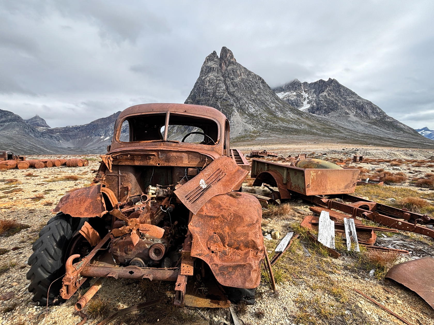 Located in Ikateq, East Greenland, Bluie East Two evokes the memories of WWII (Credit: Kalpana Sunder)
