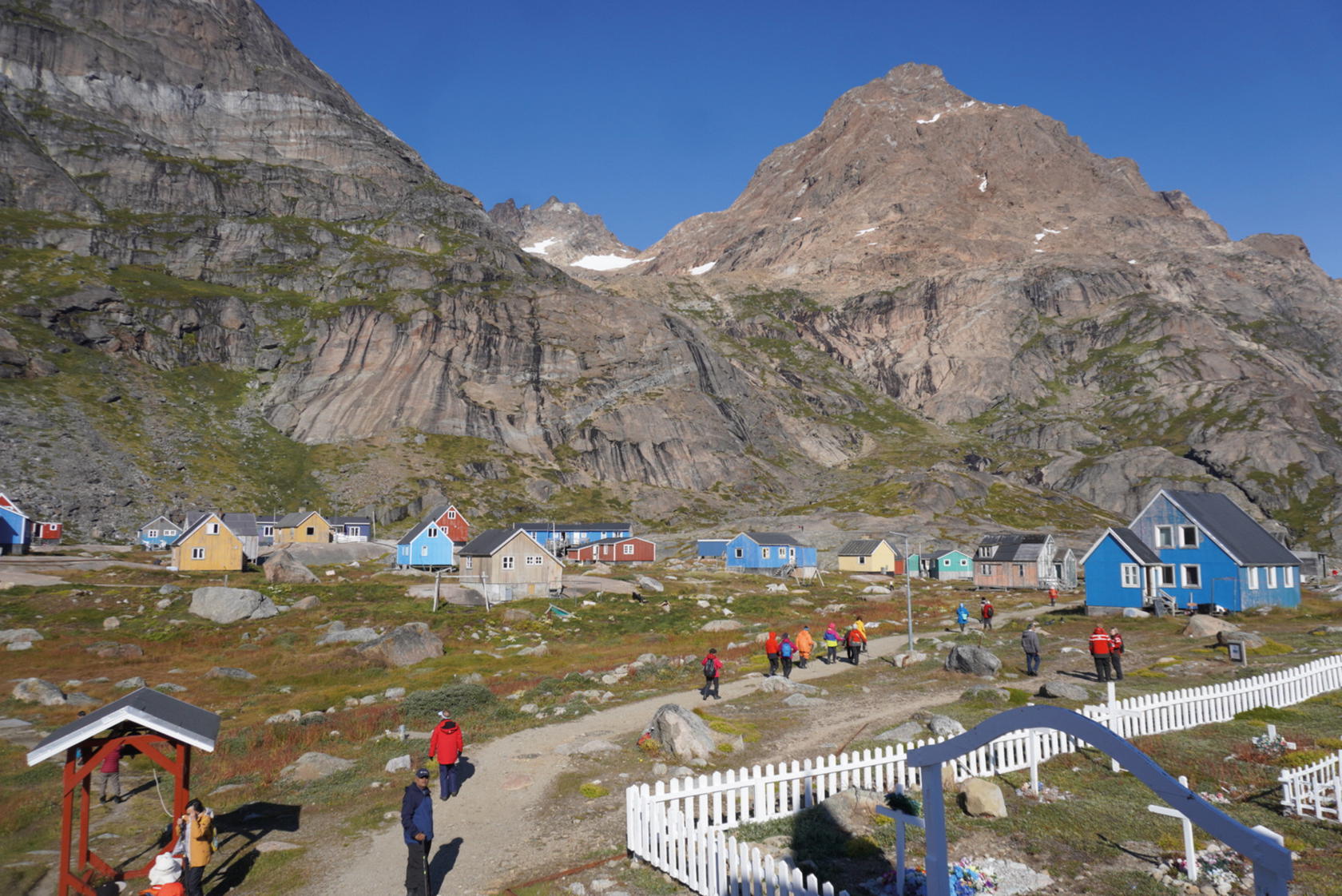 Aappilattoq (here and below) is a small settlement of hunters and fishermen (Credit: Kalpana Sunder)