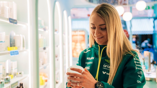 Women have an important seat at the table and play an integral role in every F1 team and across the ecosystem, says British motorsports racing driver Jessica Hawkins (Credit: Elemis)