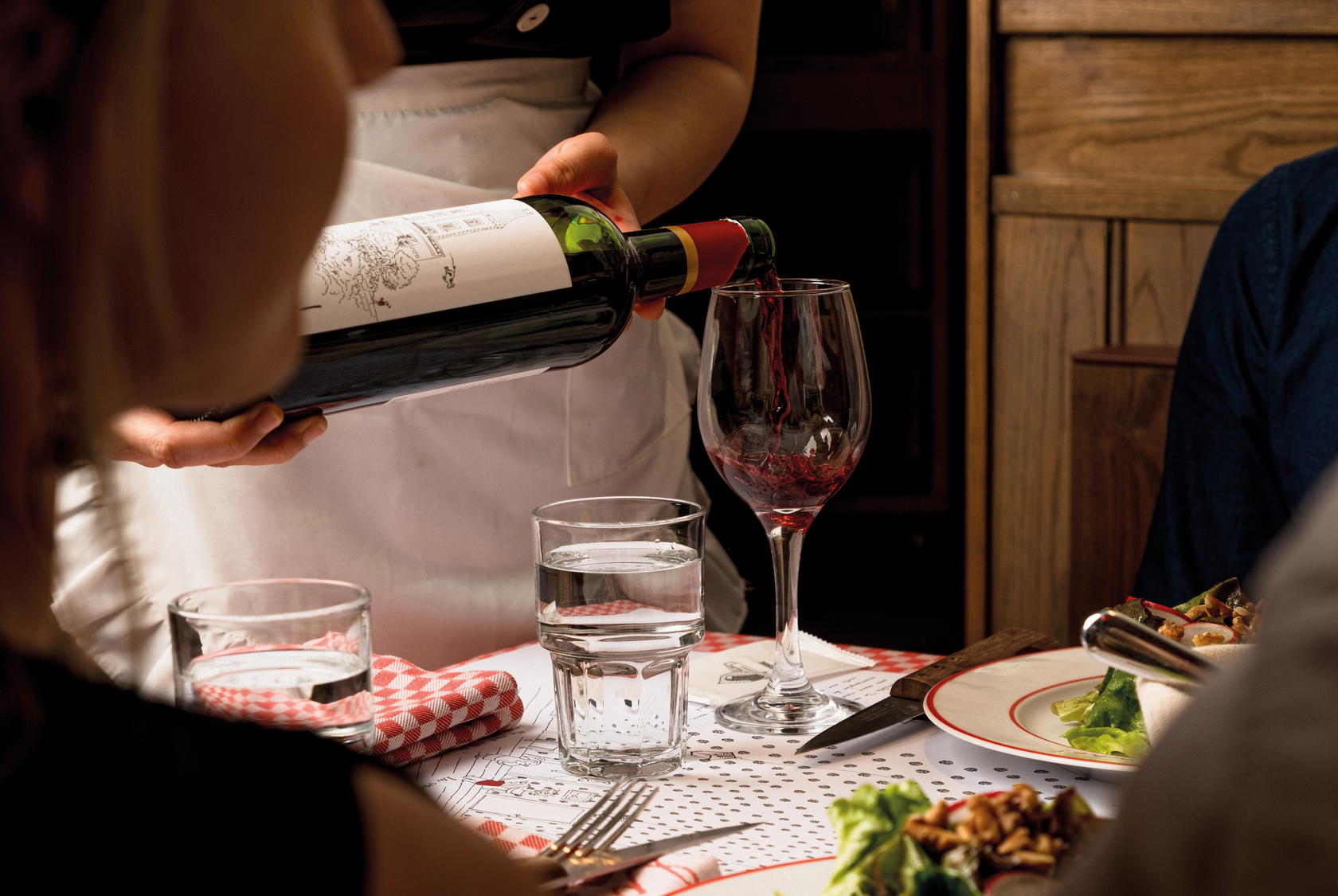 La Vache! also serves Bordeaux wines, Burgundies, chablis, and a very good house wine (Credit: La Vache! Singapore)