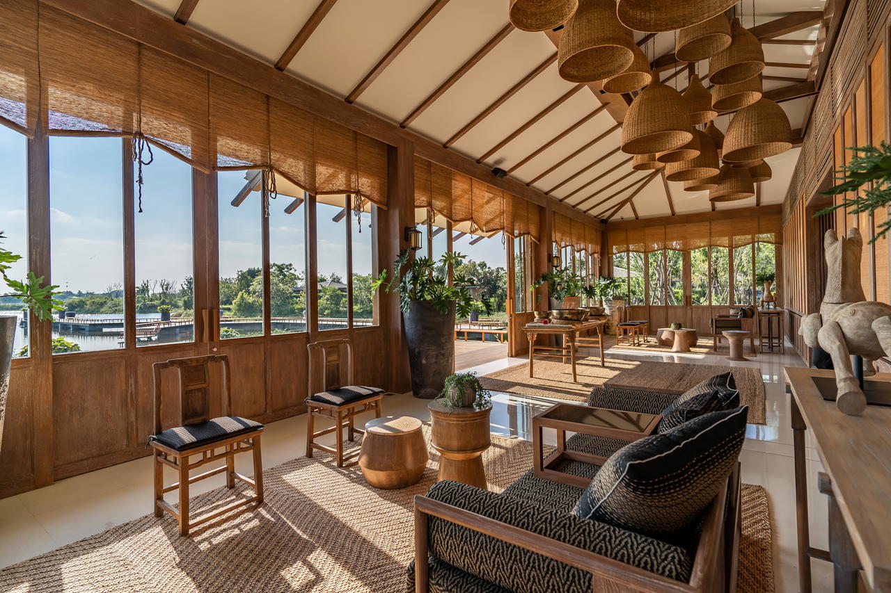 Rakxa Integrative Wellness Retreat is nestled within the Green Lung of Bangkok, a jungle oasis an hour’s drive from the city (Credit: Rakxa. )
