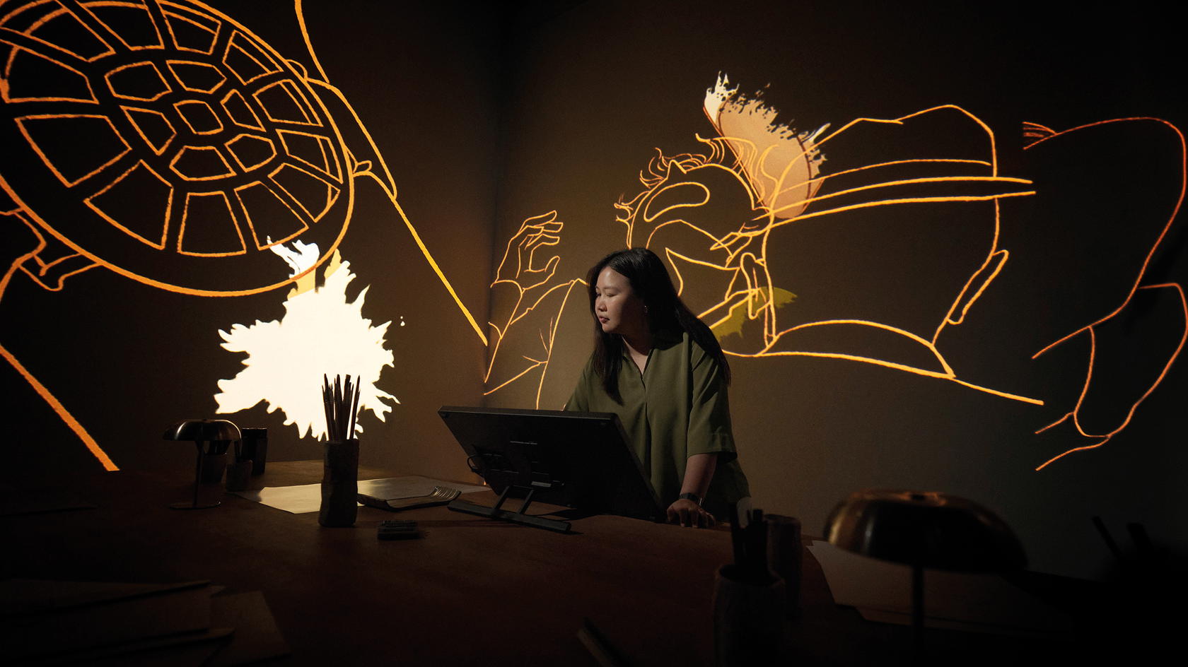 Jaeger-LeCoultre’s newest Made of Makers collaboration showcases the talent of Filipina webtoon artist Lily Catan, known as Olivecoat (Credit: Jaeger-LeCoultre)