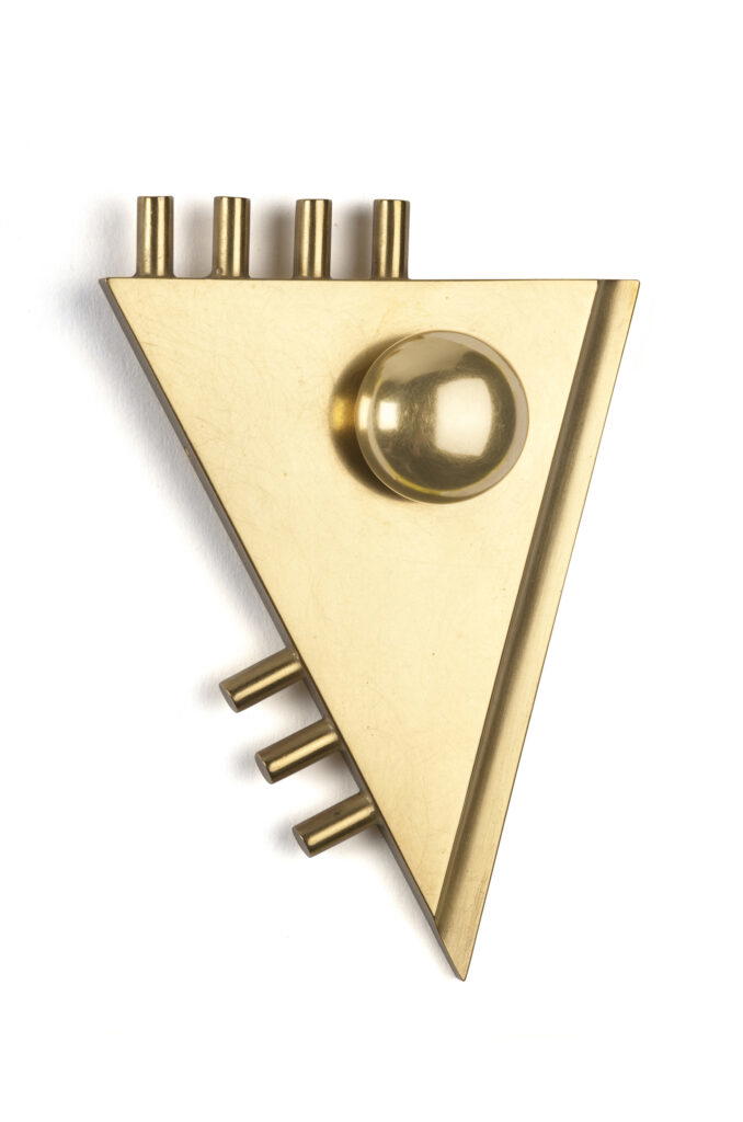 Jean Lambert Rucki (1888–1967), Georges Fouquet, Charles Girard: gold clip (1937) (Credit: Les Arts Décoratifs/Jean Tholance)