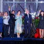 Belinda Goh, Tsng Bee Lan, Josepine Tan, Pandora Ip, Yuko Ishikawa, HE Hiroshi Ishikawa, and Kim Lang Khalil