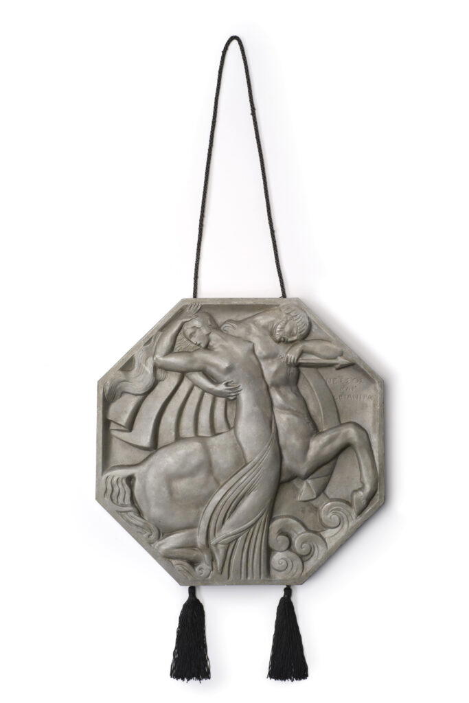 Raymond Delamarre (1890-1986) Persephone and Andromeda medallion (1926-1929) (Credit: Les Arts Décoratifs/Christophe Dellière)