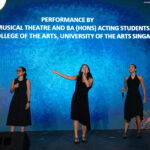 Performance by Lasalle College of the Arts students