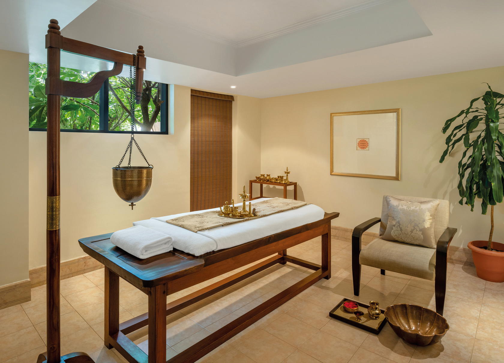 The ayurveda treatment room at The St. Regis Spa (Credit: The St. Regis Goa Resort)
