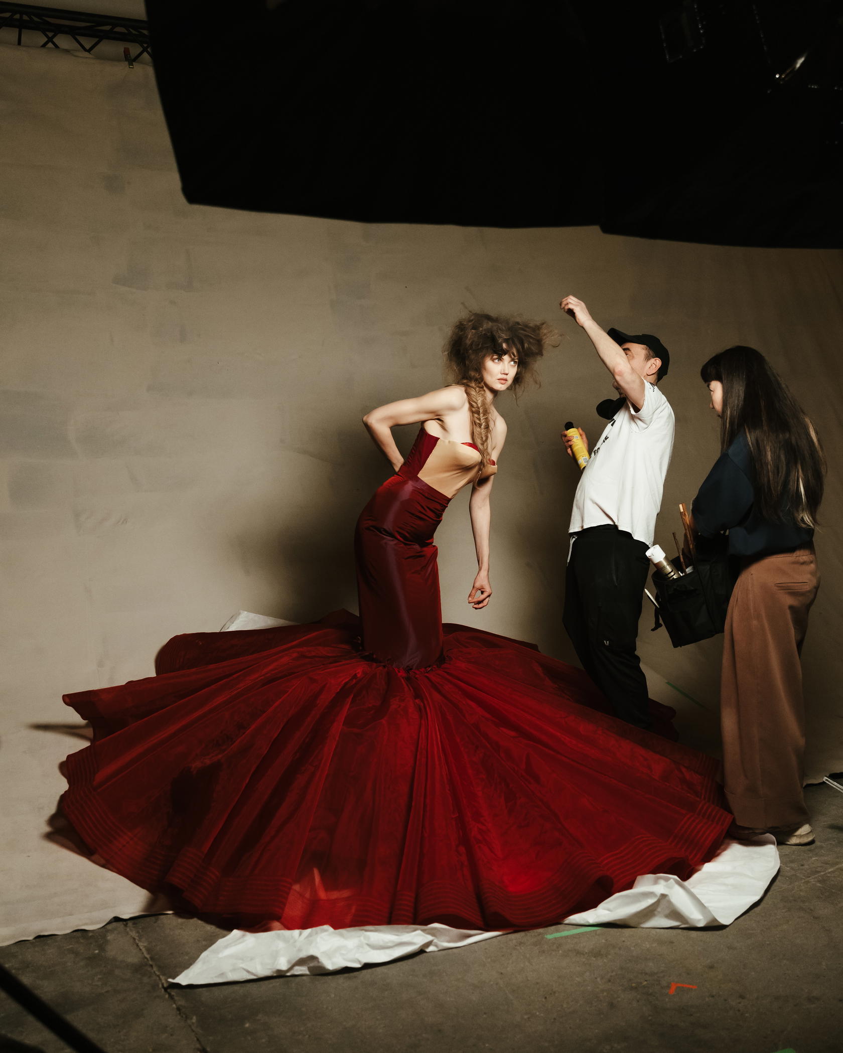 “Surrounded by iconic garments, we were mesmerised by their beauty, yet focused on modernising them while preserving their timelessness,” says Brigitte Niedermair (Credit: Marie-Laure Dutel)