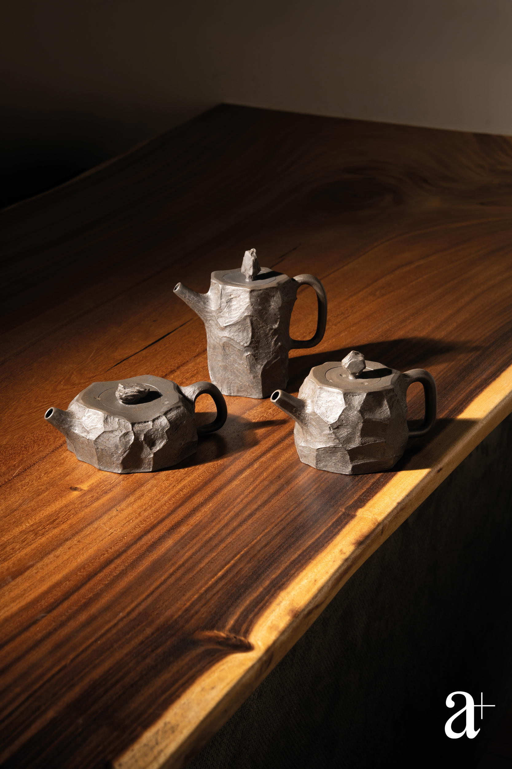 Tai-chi Rock teapots Liu made in 2023 (Credit: Yvonne Isabelle Ling)