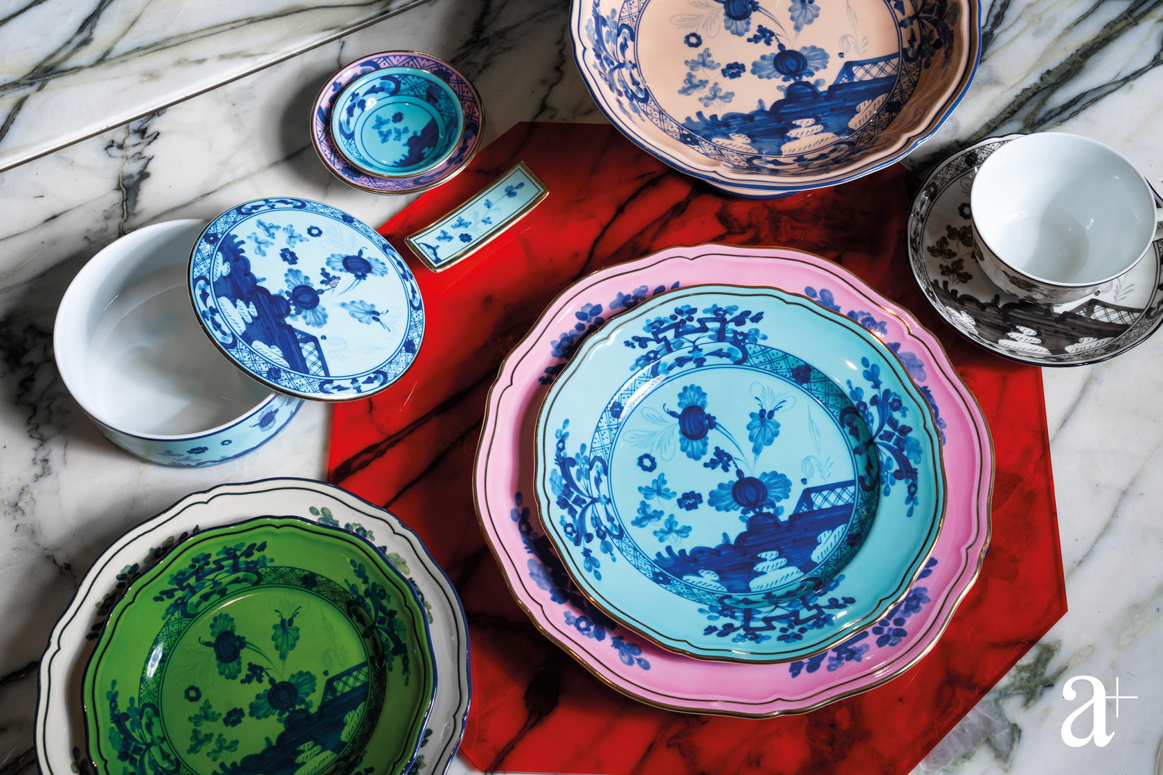 Her Ginori 1735 Oriente Italiano collection (Credit: Yvonne Isabelle Ling)