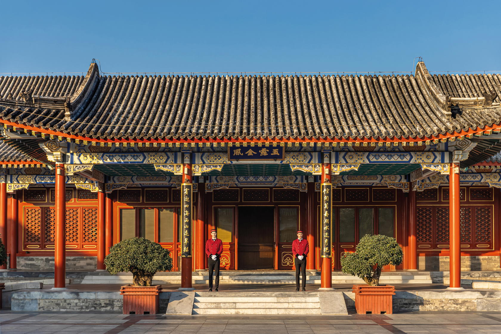 Aman Summer Palace reflects the collection’s pursuit of balance with its imperial symmetry and measured restraint (Credit: Cartier)