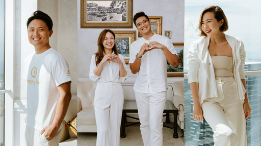 Building a brighter future for youths in need: (from left) Tan Jian Yong; Renee Lim, Oliver Goh; Hadassah Lau (Credit: Hendra Lauw)