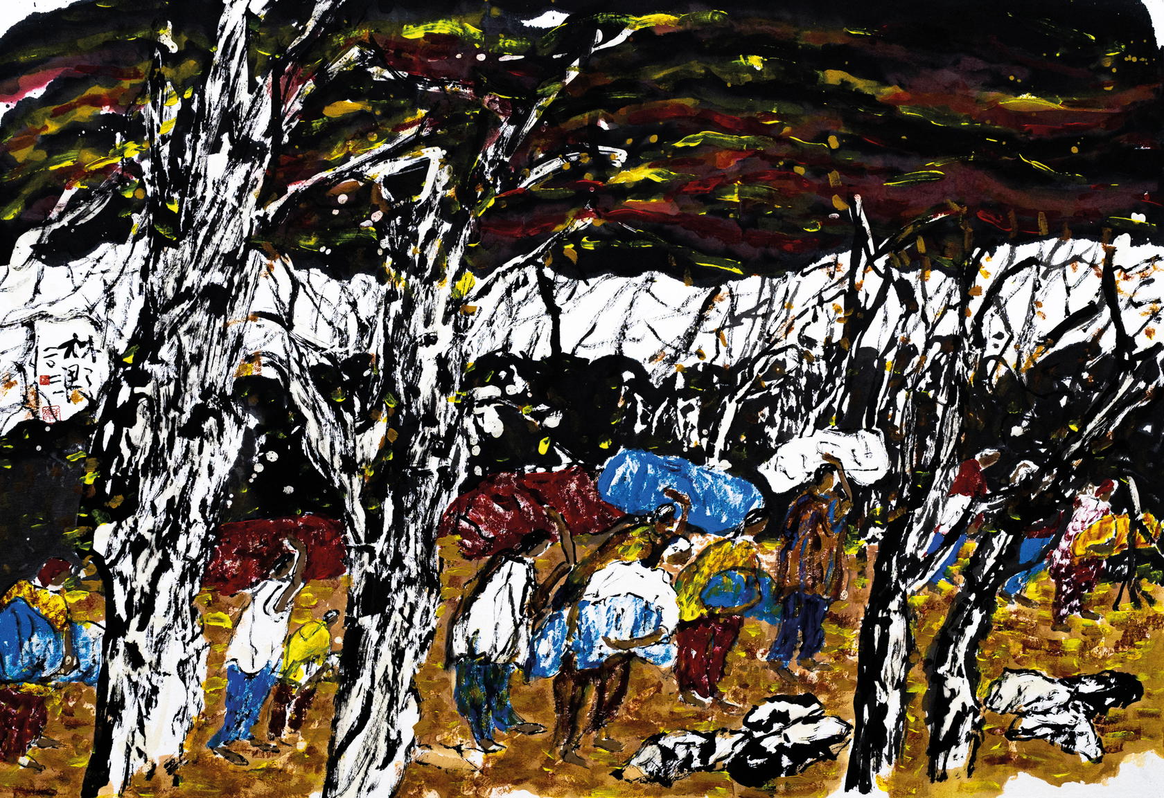 ‘Migration’, 2021 (Credit: Lim Xiang Xiong Art Gallery)