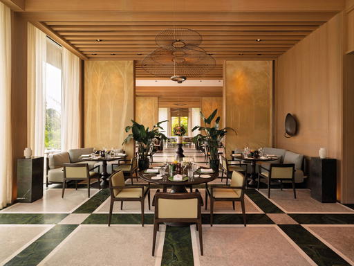 Empire Grill’s dining areas are filled with natural light (Credit: Raffles Sentosa Singapore)