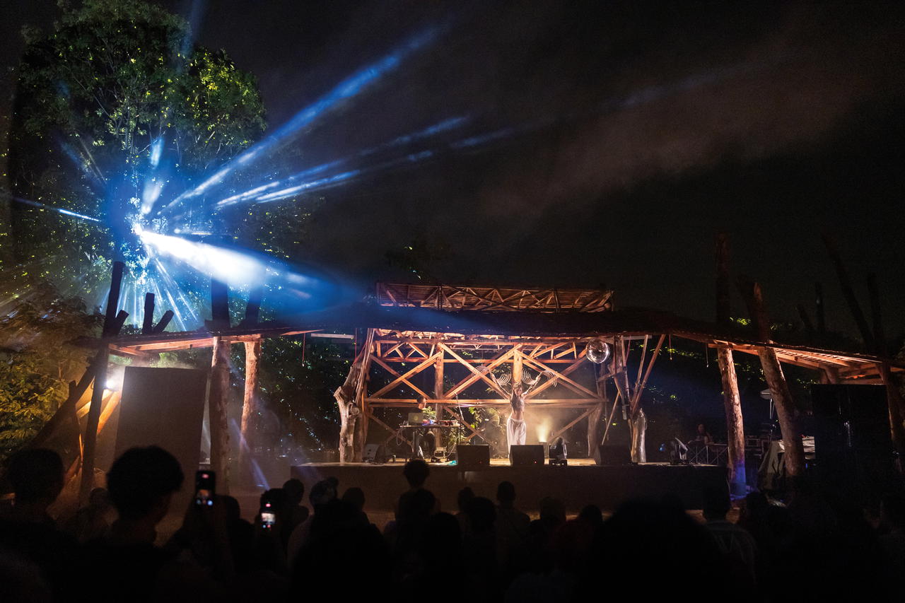 Keigo Tanaka performed at the Forest Stage, presented by Defender (Credit: Defender)