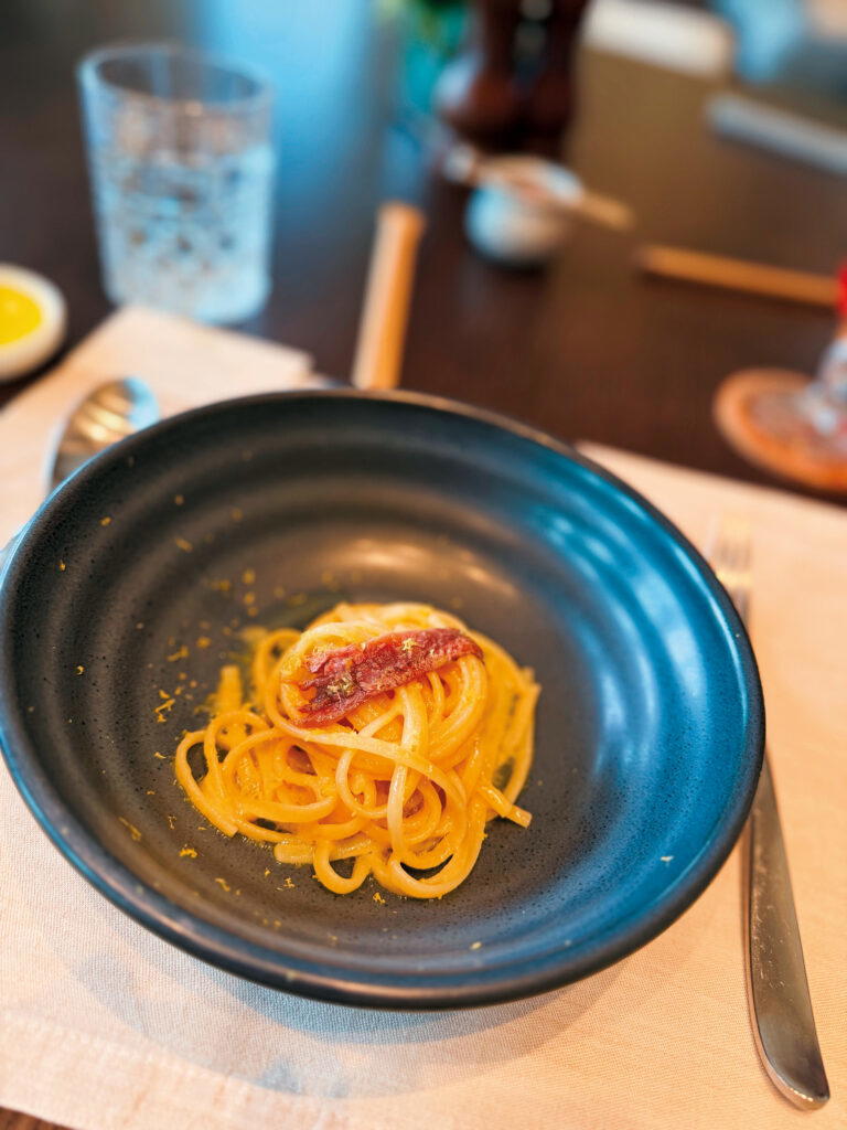The Spaghettini is deceptively simple and delicious (Credit: Samantha Francis)