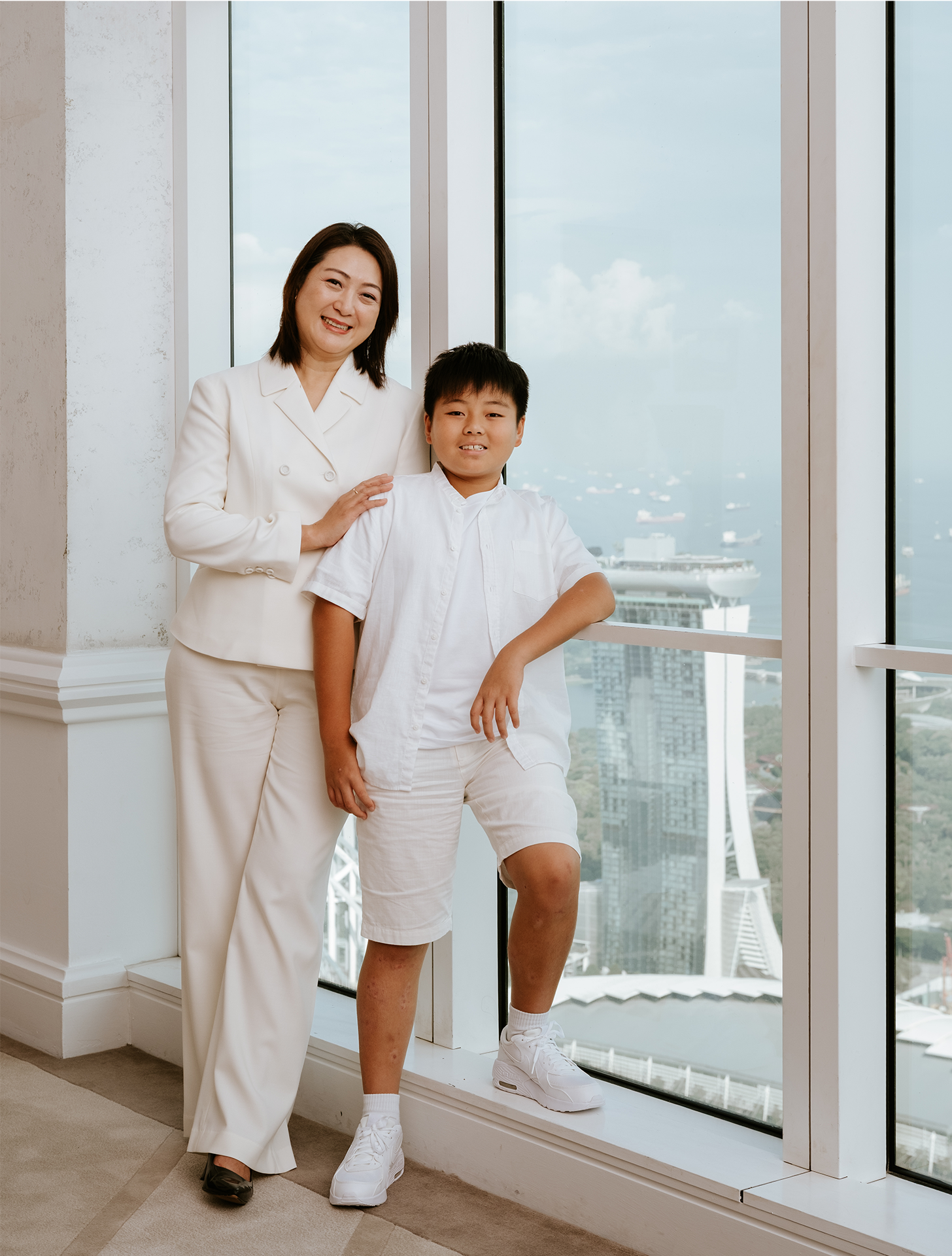 Nana Au Chua, COO of Million Lighting Co Pte Ltd, and Andrew Chua (Credit: Hendra Lauw)