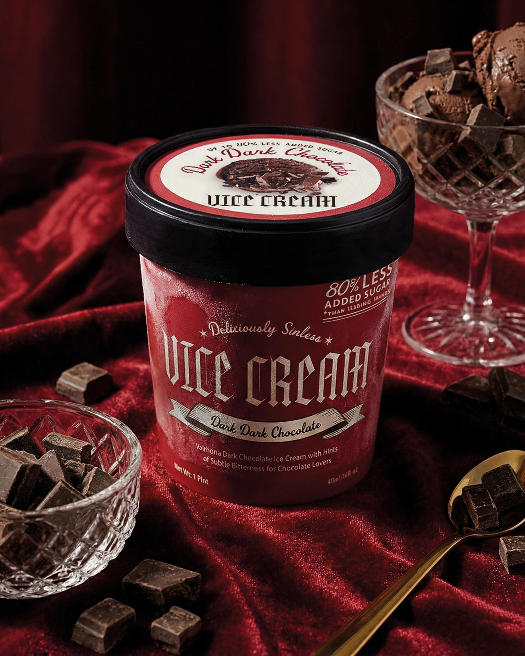 Dark Dark Chocolate is one of seven Vice Cream flavours available at Vice Snacks (Credit: Vice Snacks)