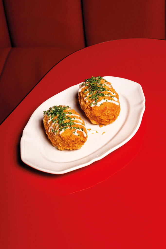 Suppli al Telefono is made with tomato-flavoured rice and mozzarella filling (Credit: Medusa, Fortuna Group)